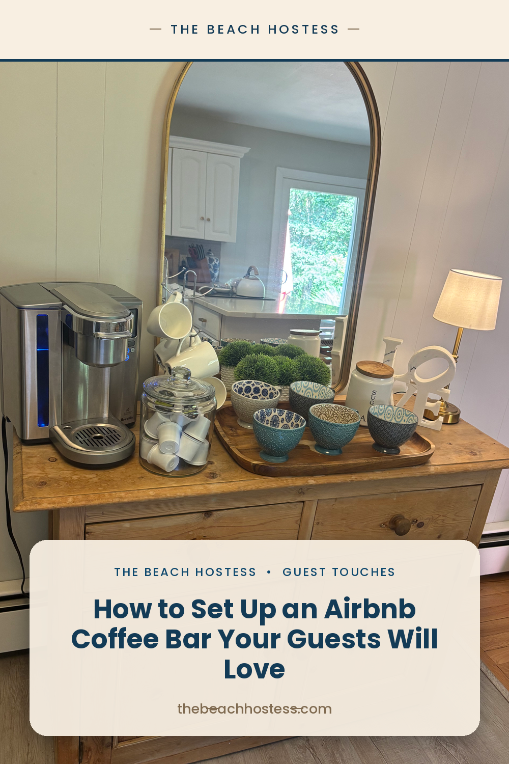 Pin this: How to Style a Coffee Bar Your Guests Will Actually Love